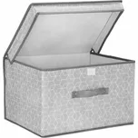 Úložný box 40x30x25 cm SPRINGOS HA0163 šedý