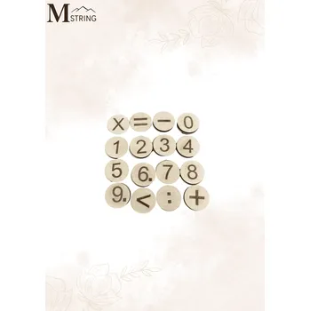 Dřevěná hračka Dřevěná aritmetická pomůcka - Čísla a znaménka