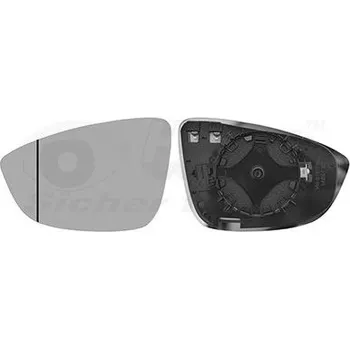 Autosklo Sklo do zrcátka, vnější zrcátko VAN WEZEL 5806837