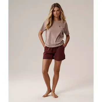 Dámské pyžamo Dámské bavlněné pyžamo ATLANTIC velikost XL wine