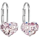 Srdíčkové náušnice 31125.9 light rose Evolution Group