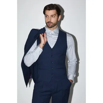 Pánská vesta Vesta Medicine pánská, tmavomodrá barva RW25-KZMB20 59A, vel. XXL