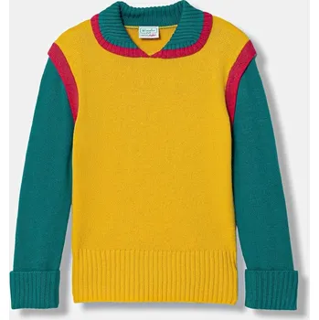 Dívčí svetr Svetr s příměsí vlny United Colors of Benetton 1VUDC109F.G.Seasonal vícebarevná MLC, vel. 122