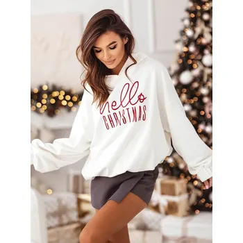 Dámská mikina Mikina CHRISTMAS bílá
