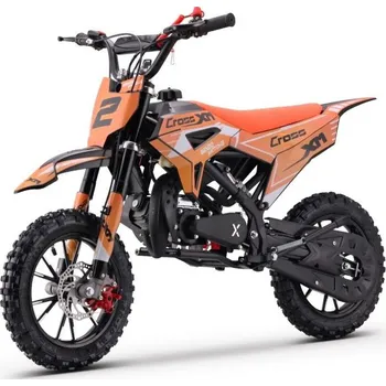malá motorka Benzínová motorka pro děti Beneo Motors CROSS XM oranžová - 50cm3