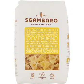 Příloha Těstoviny Farfalle Traf. Bronzo Sgambaro 500g