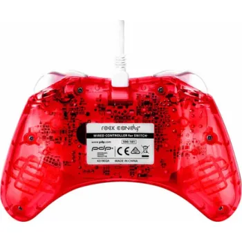 Herní ovladač PDP Wired Mini Controller Rock Candy for Nintendo Switch, Stormin Cherry [500-181-EU-RD]