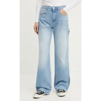 Dámské džíny Džíny Tommy Jeans dámské, high waist, DW0DW19572 modrá 50J, vel. 27/30