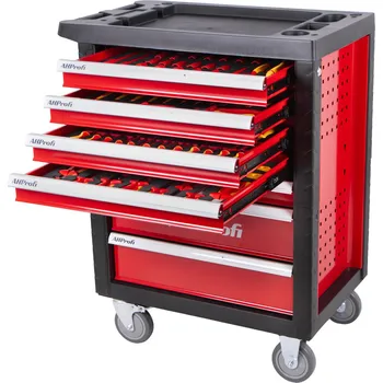 Dílenský vozík s VDE nářadím pro elektrikáře, profi sada 86 ks - H14019VDE