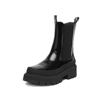 Dámské kozačky DeeZee Polokozačky 58089-2 Černá 40