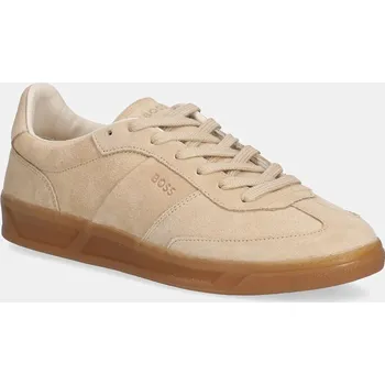 Pánské tenisky Semišové tenisky BOSS Brenta béžová barva, 50536645 50536645.250 80X, EUR 40