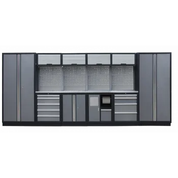 Dílenský regál Kvalitní PROFI dílenský nábytek - 4535 x 2000 x 495 mm - TGS1301AQ