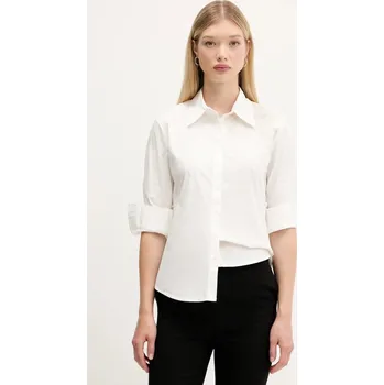 Pánské oblečení Košile Desigual BROIDFLO 25WWCW13 bílá 00X, vel. S