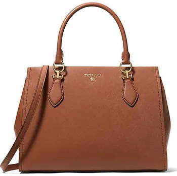 Kabelka Michael Kors Marilyn large saffiano leather hnědá + doprava zdarma