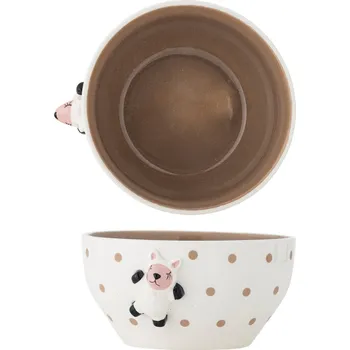 Talíř Dětská miska DOLLY Bloomingville - hnědá