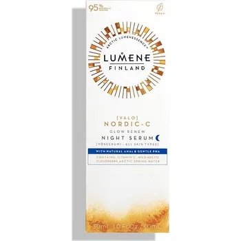 Pleťové sérum LUMENE Nordic C Glow Renew Night Serum 30 ml