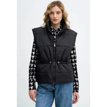 Dámská vesta Vesta Sisley černá barva, přechodná, 6G6HW800Y 99X, vel. ONE SIZE