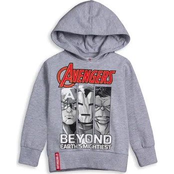 Chlapecká mikina Chlapecká mikina AVENGERS MIGHTIEST šedá Velikost: 140