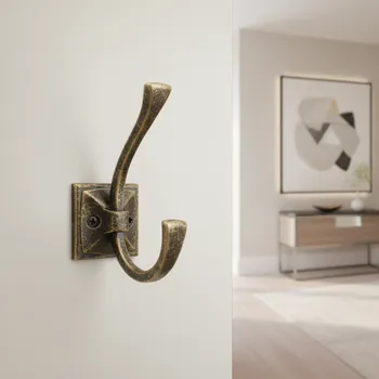 Věšák Interex design Věšák MALAGA / Staromosazná