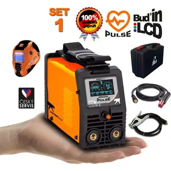 Svářečka PANTERMAX MMA200pulse SET1 invertorová svářečka MMA/TIG + KUKLA