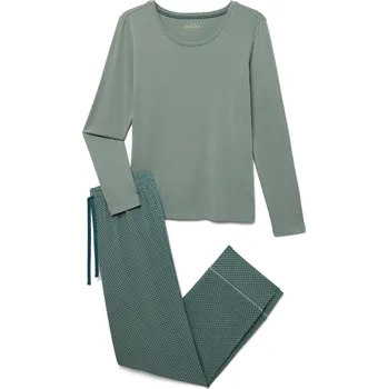 Dámské pyžamo 715031 - Tchibo - Pyžamová souprava - pro ženy - vel. XL 48/50 - barva: zelená