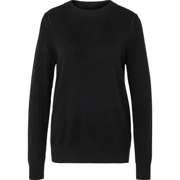 Dámský svetr 717814 - Tchibo - Svetr z jemného úpletu s kašmírem - pro ženy - vel. XL 48/50 - barva: černá