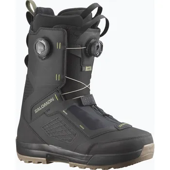 Boty na snowboard Pánské snowboardové boty Salomon Echo Dual Boa black/black/deep lichen green