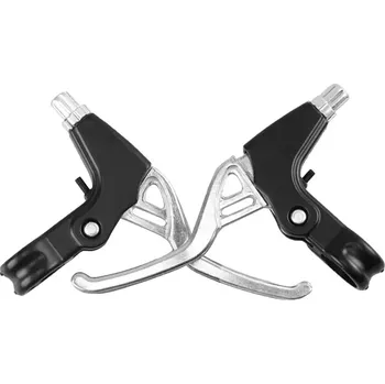 Cyklo nářadí Brzdové páky na kolo (1 pár, barva stříbrná) (BRZ1)