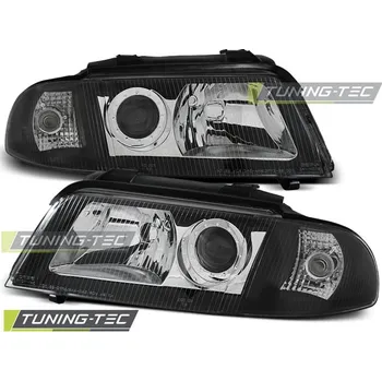 Přední světlomet Přední světla čirá Audi A4 B5 99-01 černá