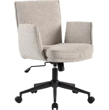 Krémové kancelářské křeslo Bullock 63 x 88 x 66 100% polyester, kov