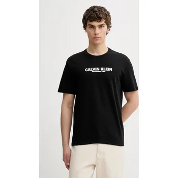 Pánské tričko Bavlněné tričko Calvin Klein LV04RE820G černá 99X, vel. M