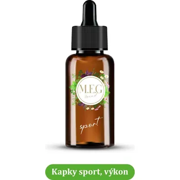Doplněk stravy M.E.G Bio Bachovky - Sport, výkon