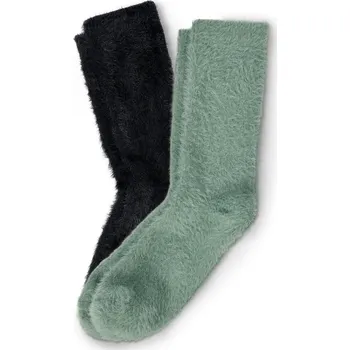 Pánské ponožky 720410 - Tchibo - Hebké ponožky s efektní přízí - pro ženy - vel. 35-38 - barva: černá