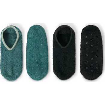 Dámské ponožky 720408 - Tchibo - Ponožkové papuče - pro ženy - vel. 35-38 - barva: černá