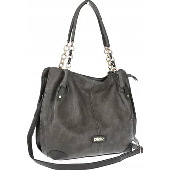 Kabelka CHARRO kabelka z eko kůže šedá