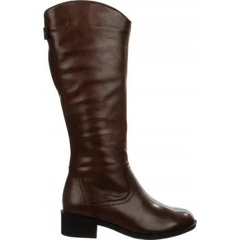 Dámské kozačky Bayla dámské kozačky nad koleno na blokovém podpatku, velikost 37