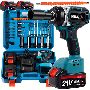 Aku rázový utahovák Minexo 21 V 400 Nm 1/2" bezkartáčový motor