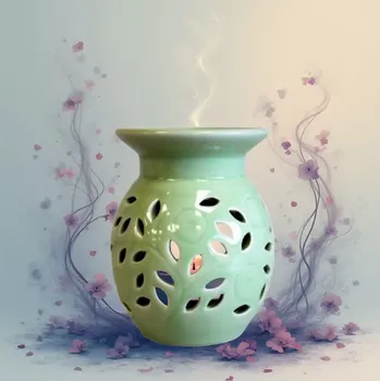 Aroma lampa Ancient Wisdom Květinová Aroma Lampa Limetková