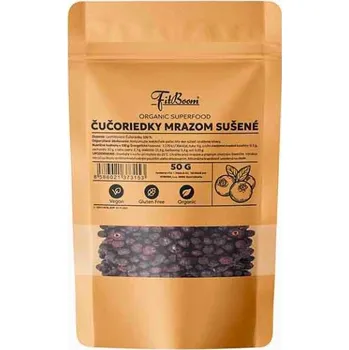 Sušené ovoce FitBoom Lyofilizované borůvky - 50 g