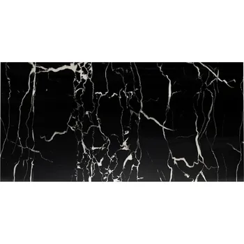 Samolepící dekorace Samolepicí panely na zeď v sadě 6 ks 60x30 cm Nero Marquina – SP TREND ID_1675526