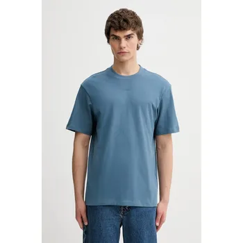 Pánské oblečení Bavlněné tričko HUGO Dapolino 50488330 modrá 55A, vel. L