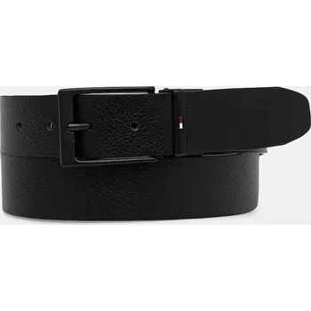 Opasek Kožený pásek Tommy Hilfiger pánský, černá barva, AM0AM13957 99X, vel. 115