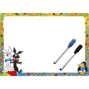 výuková tabulka Tabulka stíratelná oboustranná - Pohádkový svět AK8346