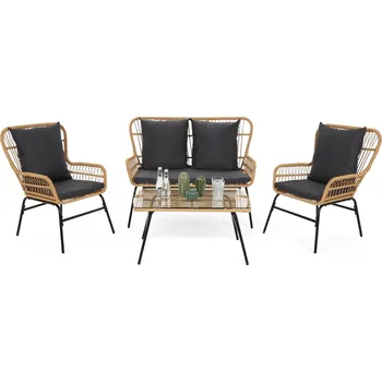 Zahradní sestava Zahradní sedací souprava 4 ks