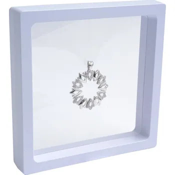 Úložný box Plastová krabička průhledná čtverec Ada - 50 x 50 mm