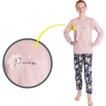 Dívčí pyžamo Betty Mode Dream starorůžové