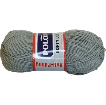 Příze Příze SOFTY LUX šedá 100g nežmolkující EU