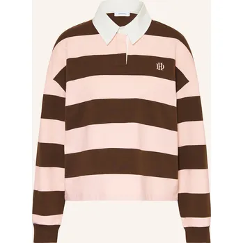 Dámská košile Darling Harbour Dámské Rugbyové Tričko, darkbrown / rose, 36
