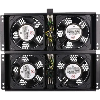 PC ventilátor Extralink 4 WAY FAN UNIT WITH 2M EU PLUG Chladicí ventilátor