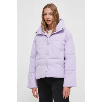 Bunda Billabong dámská, fialová barva, zimní, oversize EBJJK00128 48X, vel. S